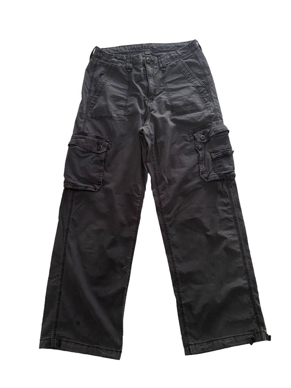 American Eagle - Baggy Cargo Pants - Soft Black - Women's Size 10